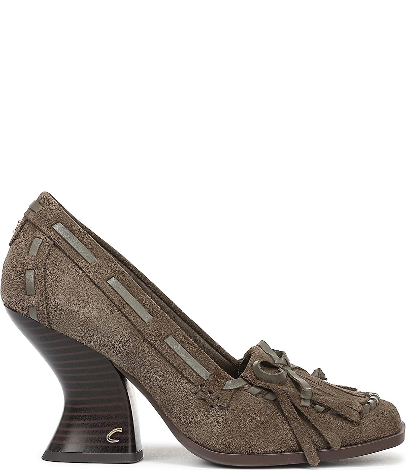Circus NY by Sam Edelman Ainsley Suede Kiltie Bow Loafer Pumps