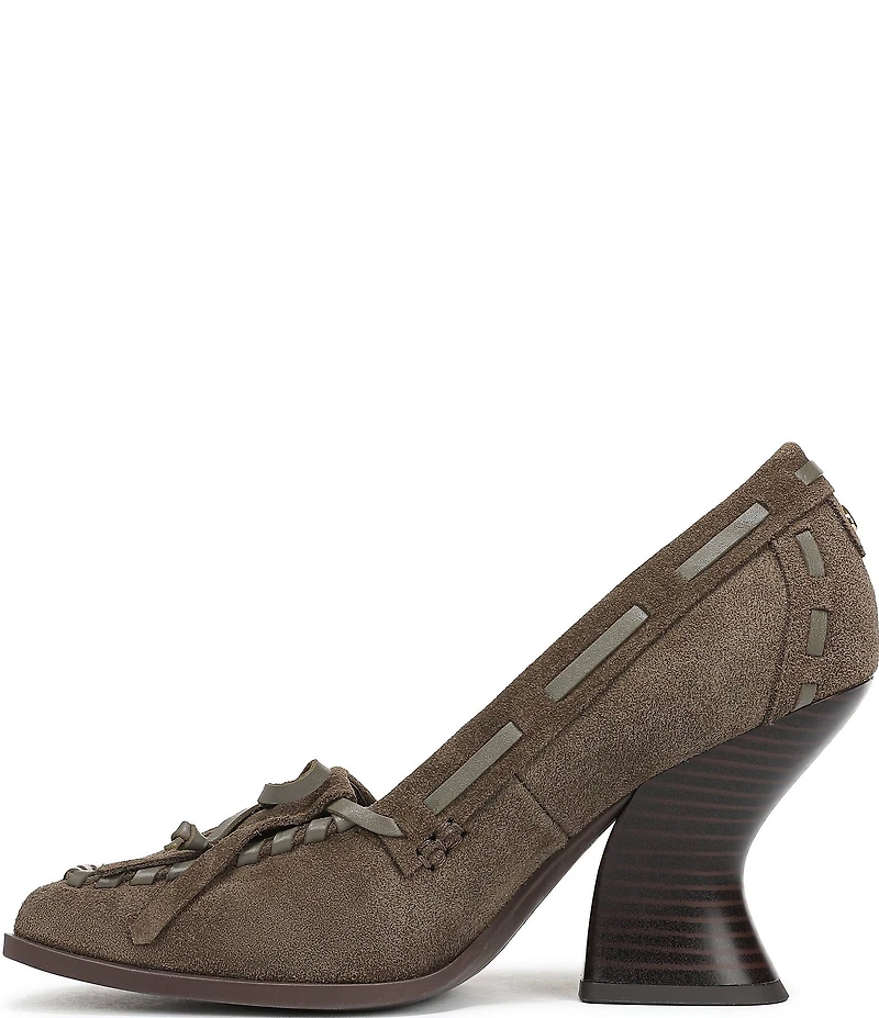 Circus NY by Sam Edelman Ainsley Suede Kiltie Bow Loafer Pumps