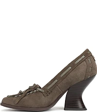 Circus NY by Sam Edelman Ainsley Suede Kiltie Bow Loafer Pumps