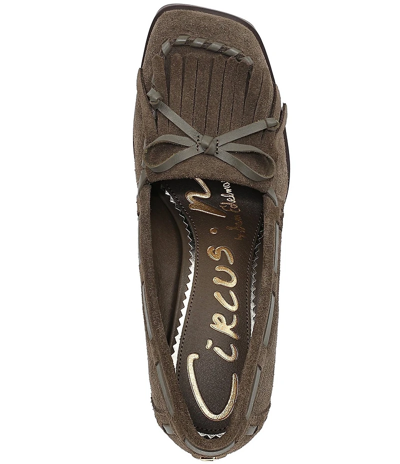 Circus NY by Sam Edelman Ainsley Suede Kiltie Bow Loafer Pumps