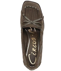 Circus NY by Sam Edelman Ainsley Suede Kiltie Bow Loafer Pumps