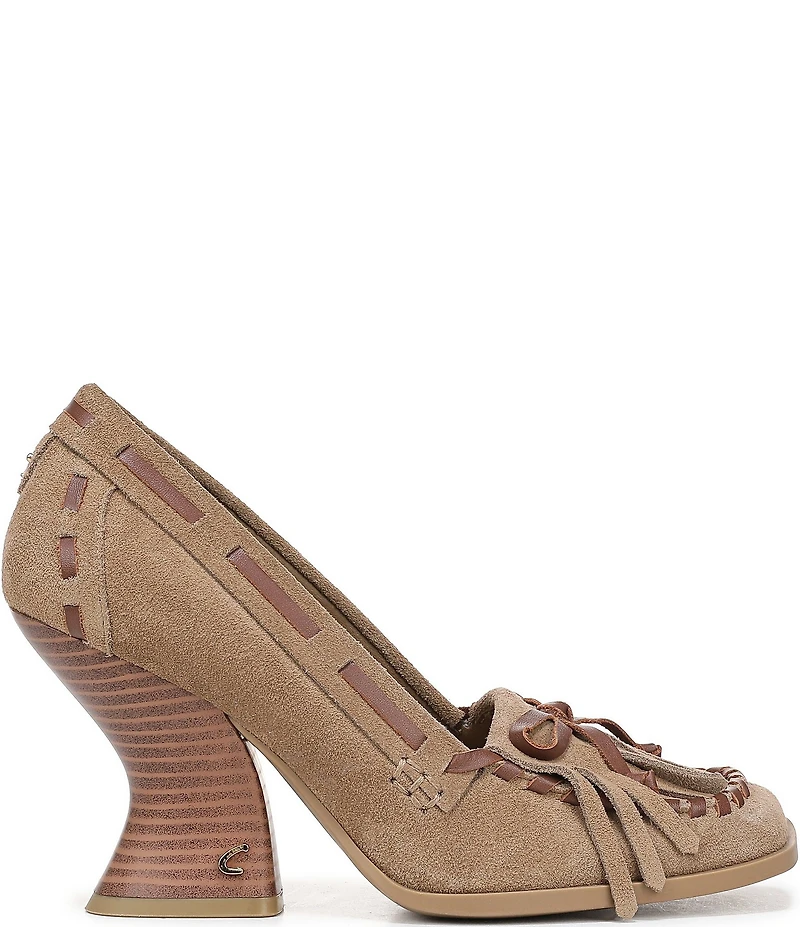 Circus NY by Sam Edelman Ainsley Suede Kiltie Bow Loafer Pumps