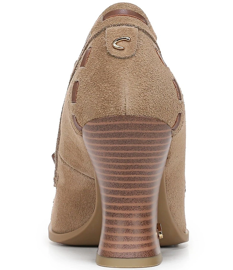 Circus NY by Sam Edelman Ainsley Suede Kiltie Bow Loafer Pumps