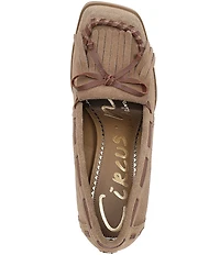 Circus NY by Sam Edelman Ainsley Suede Kiltie Bow Loafer Pumps