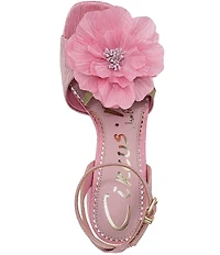 Circus NY by Sam Edelman Aria Flower Embellished Ankle Strap Dress Sandals