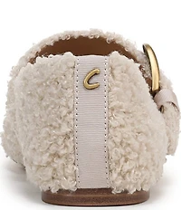 Circus NY by Sam Edelman Bella Plush Faux Shearling Mary Jane Ballerina Flats