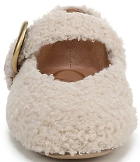 Circus NY by Sam Edelman Bella Plush Faux Shearling Mary Jane Ballerina Flats