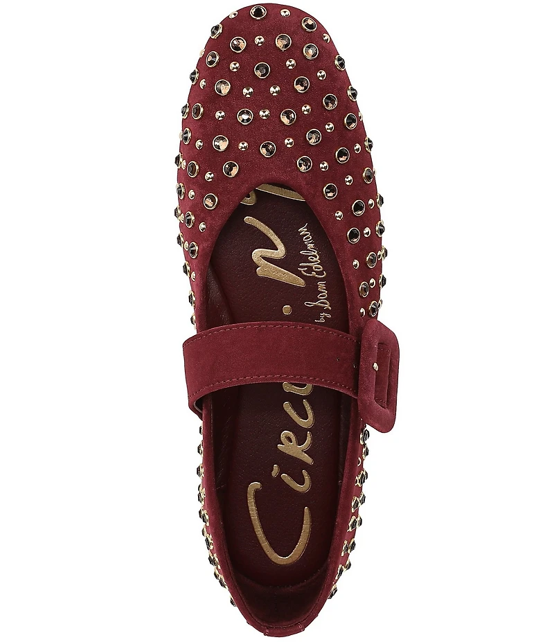 Circus NY by Sam Edelman Blaire Jewel Studded Mary Jane Flats