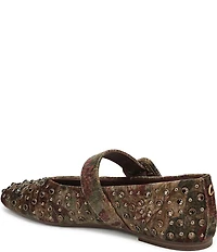 Circus NY by Sam Edelman Blaire Floral Jewel Studded Mary Jane Flats