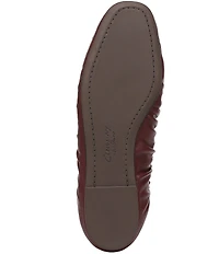 Circus NY by Sam Edelman Blythe Ruched Leather Mary Jane Ballet Flats