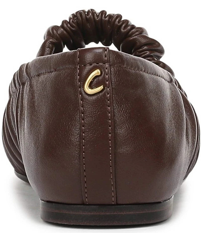 Circus NY by Sam Edelman Blythe Ruched Leather Mary Jane Ballet Flats