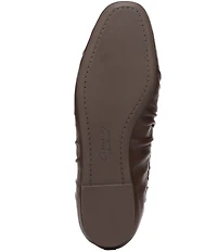 Circus NY by Sam Edelman Blythe Ruched Leather Mary Jane Ballet Flats