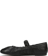 Circus NY by Sam Edelman Blythe Ruched Leather Mary Jane Ballet Flats