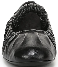 Circus NY by Sam Edelman Blythe Ruched Leather Mary Jane Ballet Flats