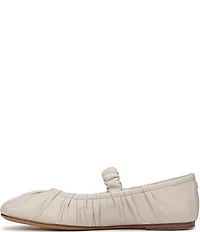 Circus NY by Sam Edelman Blythe Ruched Leather Mary Jane Ballet Flats