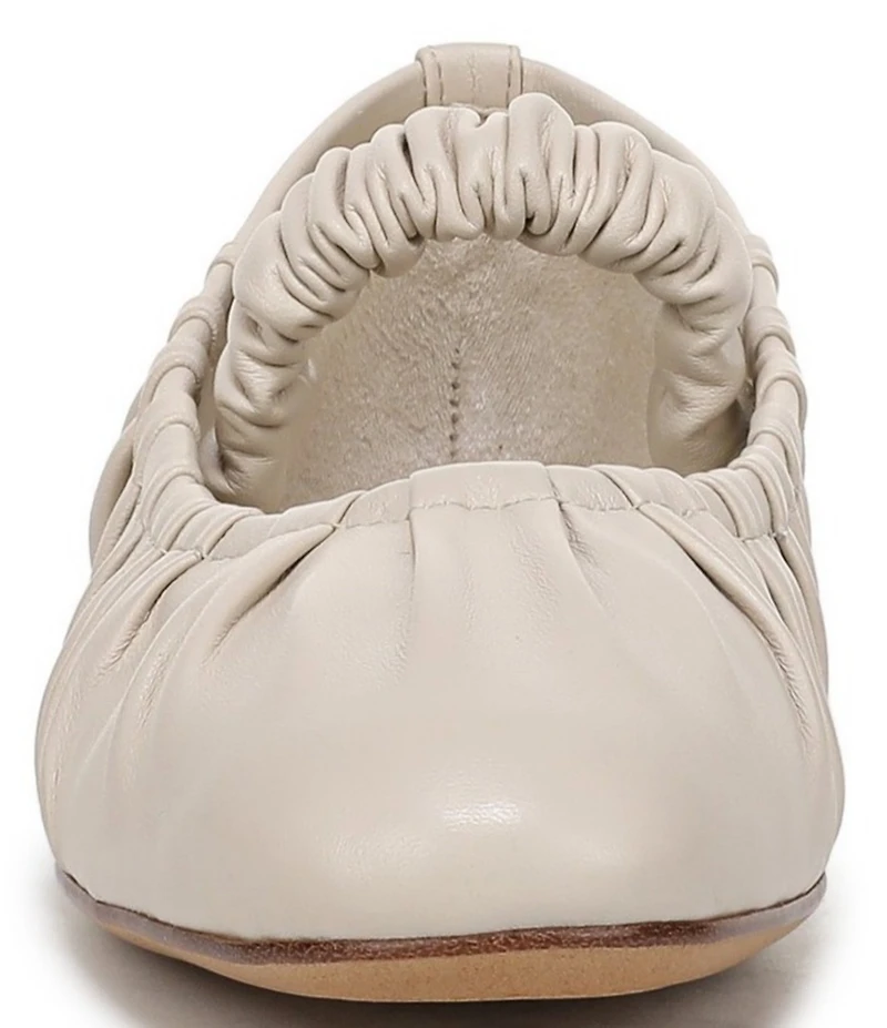 Circus NY by Sam Edelman Blythe Ruched Leather Mary Jane Ballet Flats