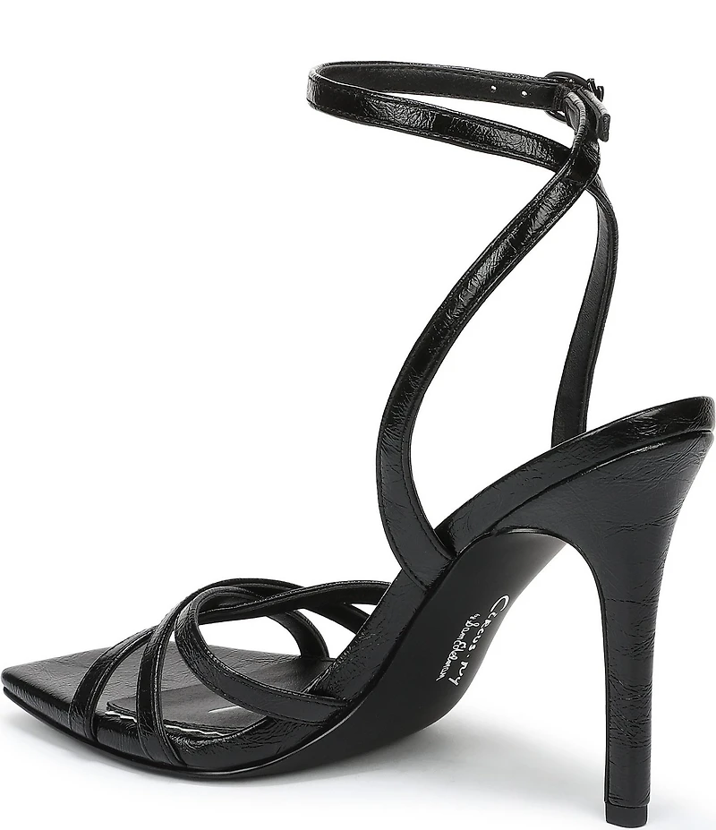 Circus NY by Sam Edelman Bria Patent Ankle Strap Dress Sandals