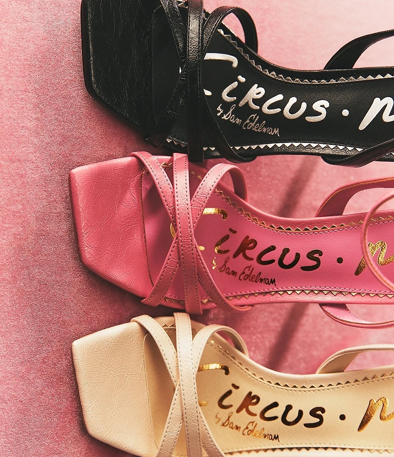 Circus NY by Sam Edelman Bria Patent Ankle Strap Dress Sandals