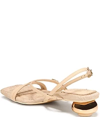 Circus NY by Sam Edelman Caia Leather Sculpted Heel Strappy Dress Sandals