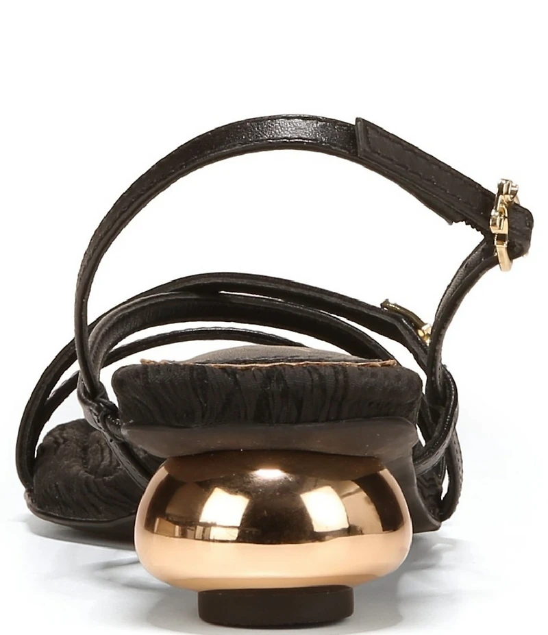 Circus NY by Sam Edelman Caia Leather Sculpted Heel Strappy Dress Sandals