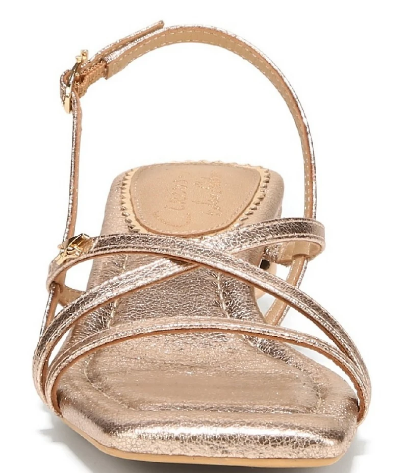 Circus NY by Sam Edelman Caia Metallic Sculpted Heel Strappy Dress Sandals