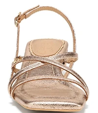 Circus NY by Sam Edelman Caia Metallic Sculpted Heel Strappy Dress Sandals