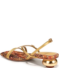 Circus NY by Sam Edelman Caia Satin Sculpted Heel Strappy Dress Sandals