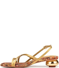 Circus NY by Sam Edelman Caia Satin Sculpted Heel Strappy Dress Sandals