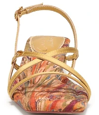 Circus NY by Sam Edelman Caia Satin Sculpted Heel Strappy Dress Sandals