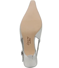 Circus NY by Sam Edelman Cassidy Shimmer Fabric Bow Detail Slingback Pumps