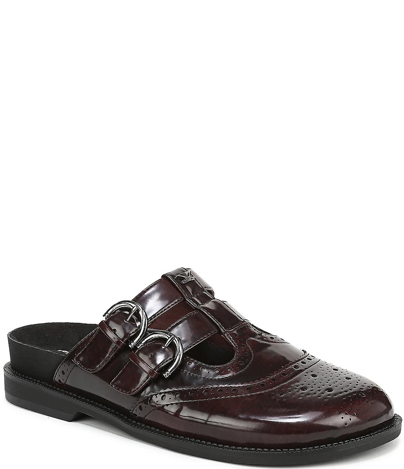 Circus NY by Sam Edelman Claudia Brogue Double Buckle Mary Jane Mules