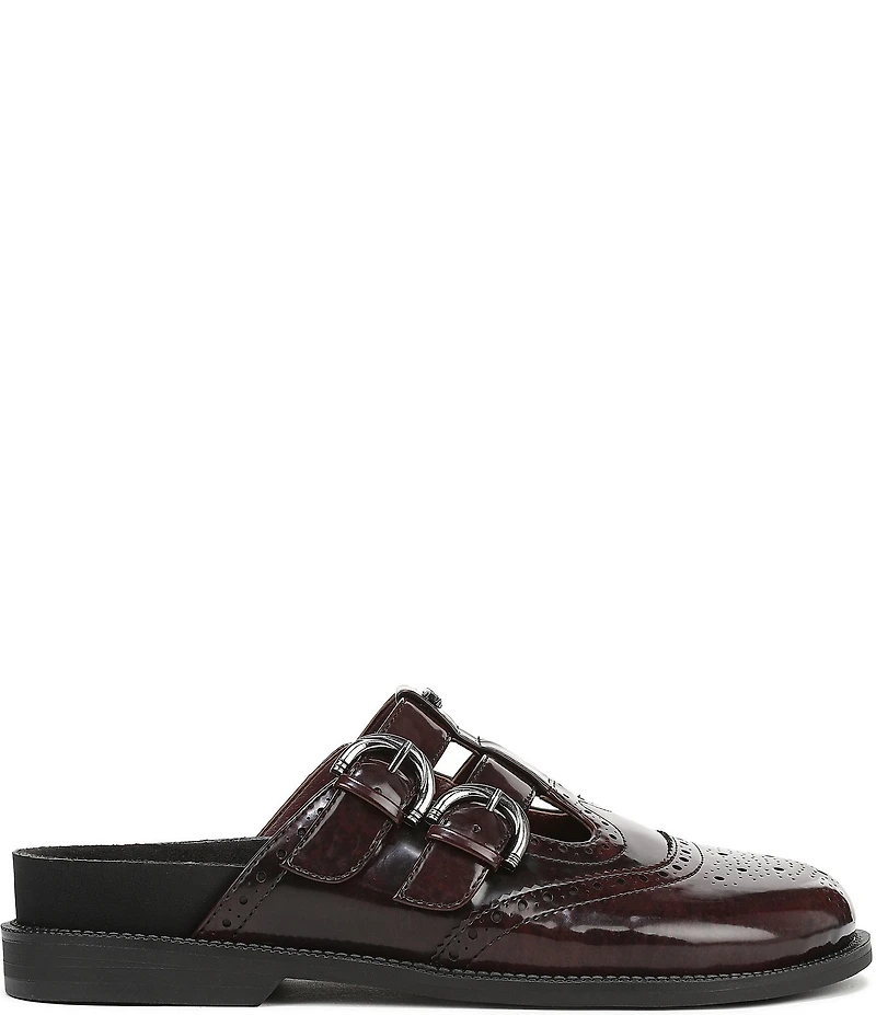 Circus NY by Sam Edelman Claudia Brogue Double Buckle Mary Jane Mules