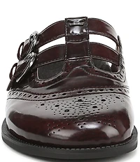 Circus NY by Sam Edelman Claudia Brogue Double Buckle Mary Jane Mules