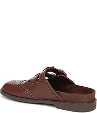 Circus NY by Sam Edelman Claudia Leather Brogue Double Buckle Mary Jane Mules