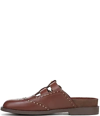 Circus NY by Sam Edelman Claudia Leather Brogue Double Buckle Mary Jane Mules