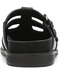 Circus NY by Sam Edelman Claudia Leather Brogue Double Buckle Mary Jane Mules