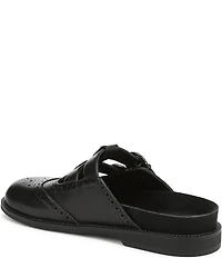 Circus NY by Sam Edelman Claudia Leather Brogue Double Buckle Mary Jane Mules