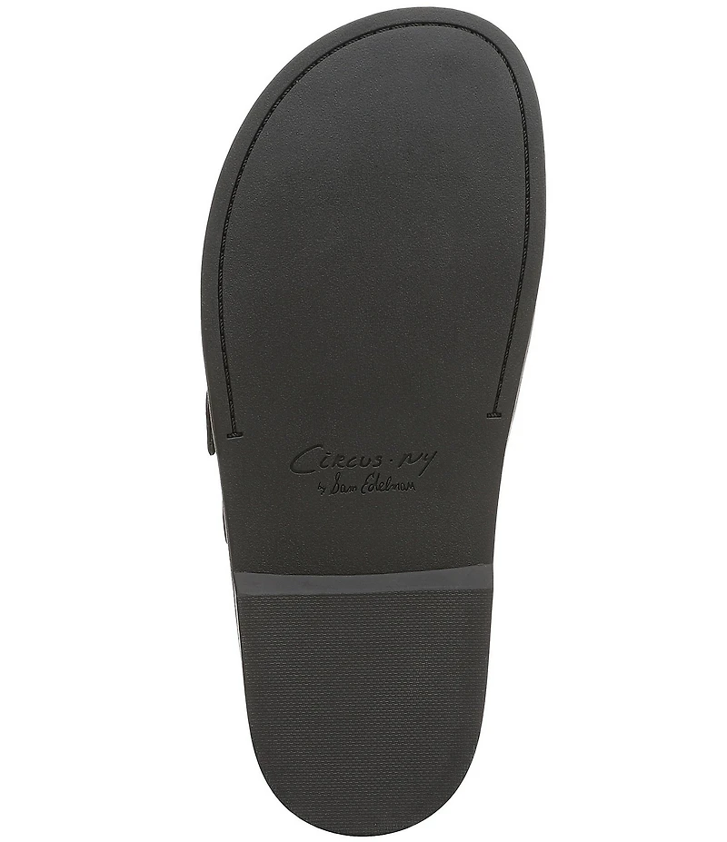 Circus NY by Sam Edelman Claudia Leather Brogue Double Buckle Mary Jane Mules