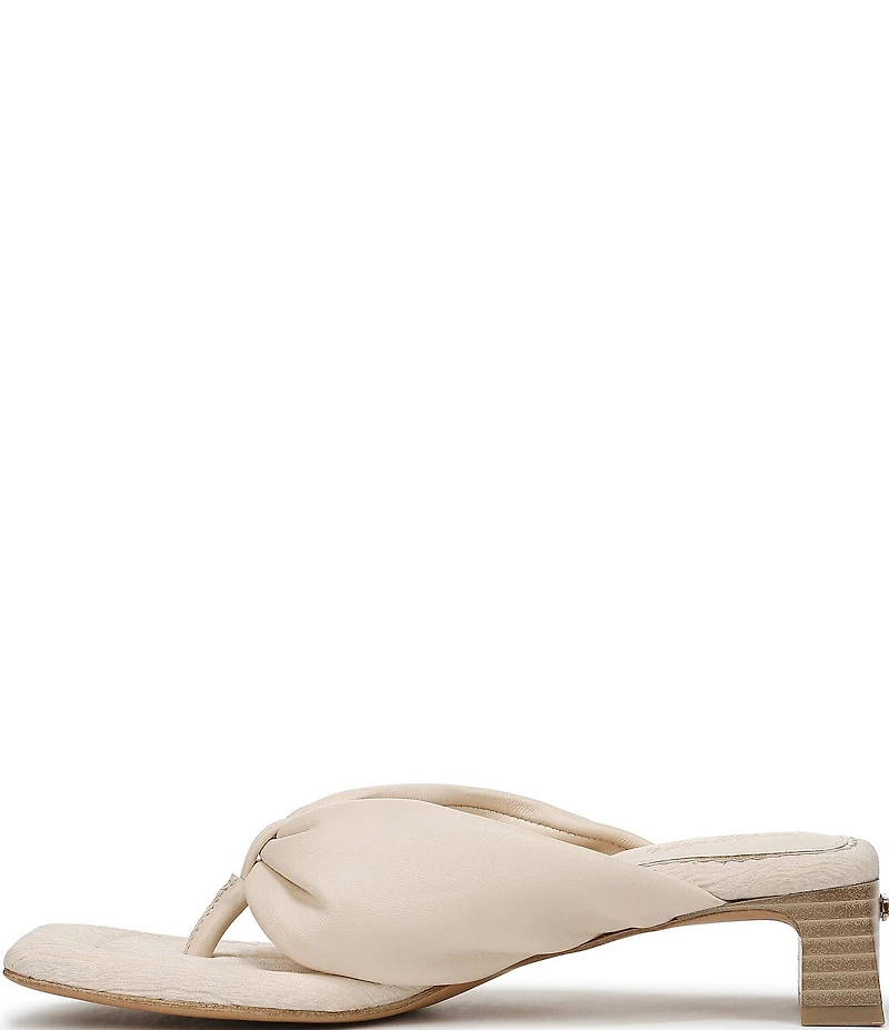 Circus NY by Sam Edelman Colette Leather Block Heel Thong Sandals