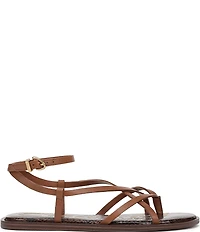 Circus NY by Sam Edelman Dakota Leather Ankle Wrap Thong Sandals