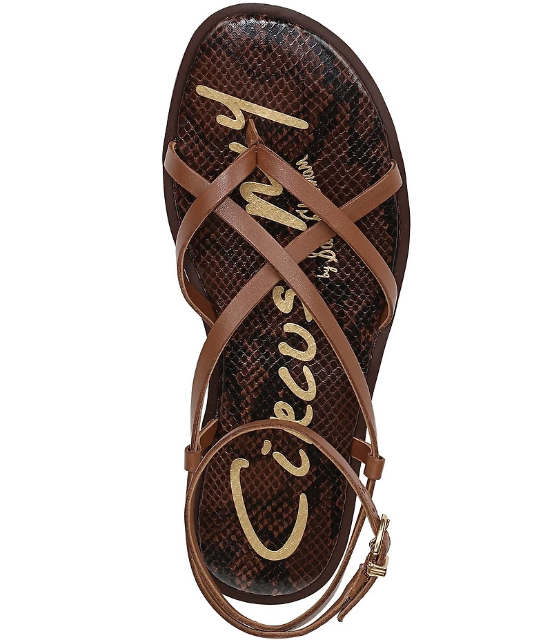 Circus NY by Sam Edelman Dakota Leather Ankle Wrap Thong Sandals