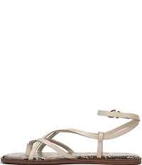 Circus NY by Sam Edelman Dakota Leather Ankle Wrap Thong Sandals