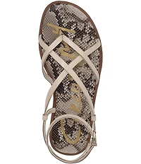 Circus NY by Sam Edelman Dakota Leather Ankle Wrap Thong Sandals