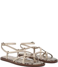 Circus NY by Sam Edelman Dakota Leather Ankle Wrap Thong Sandals