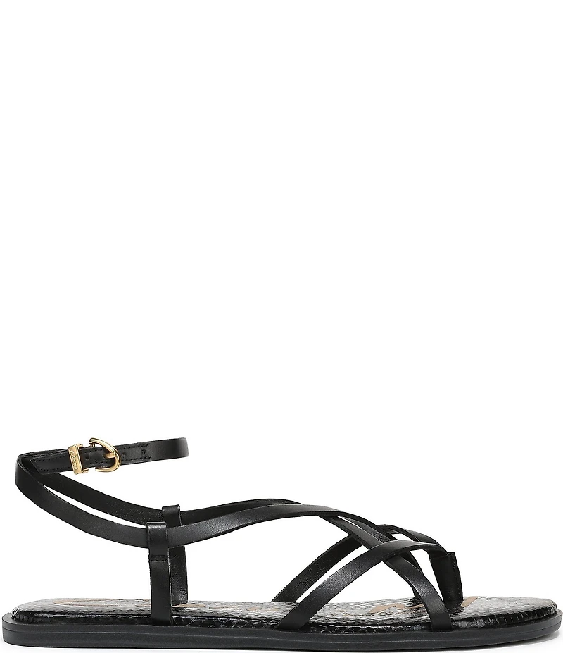 Circus NY by Sam Edelman Dakota Leather Ankle Wrap Thong Sandals