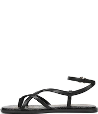 Circus NY by Sam Edelman Dakota Leather Ankle Wrap Thong Sandals