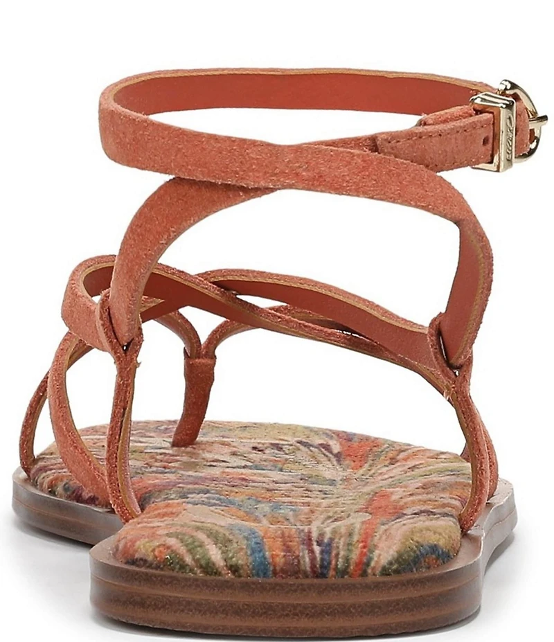 Circus NY by Sam Edelman Dakota Suede Ankle Strap Thong Sandals