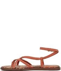 Circus NY by Sam Edelman Dakota Suede Ankle Strap Thong Sandals