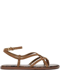 Circus NY by Sam Edelman Dakota Suede Ankle Wrap Thong Sandals