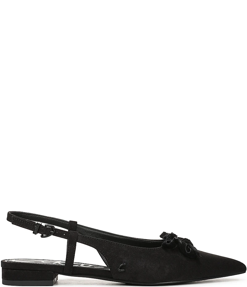 Circus NY by Sam Edelman Delanie Pointed Toe Bow Detail Dress Slingback Flats